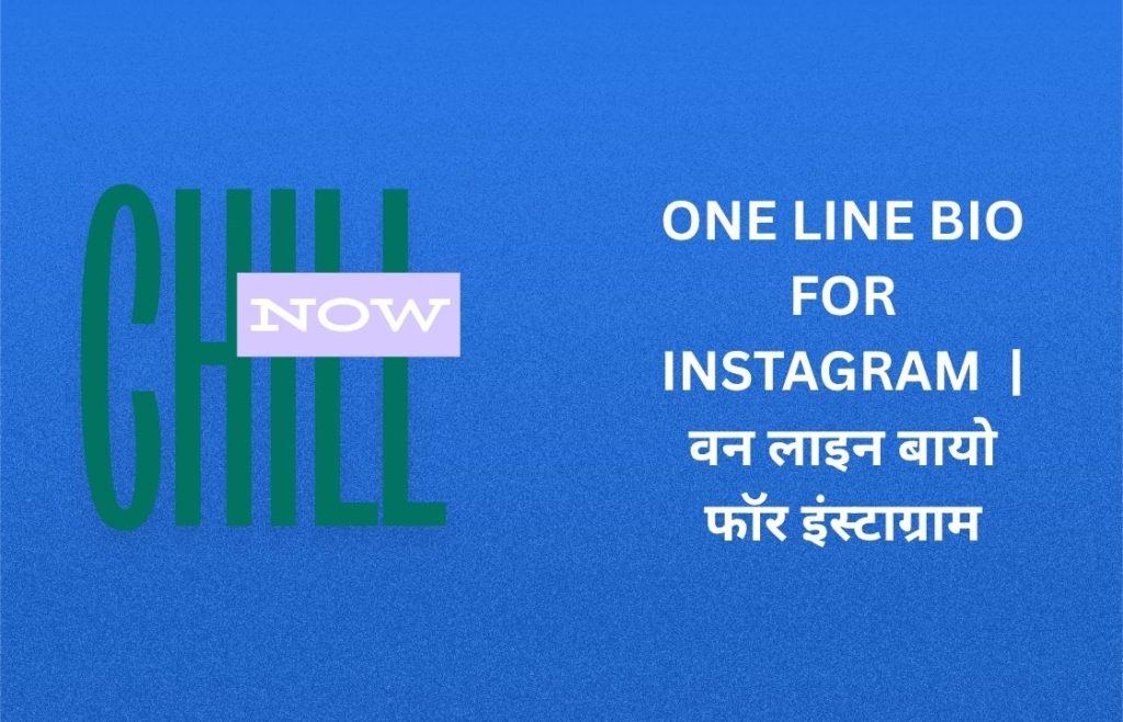 350+ Best One Line Bio For Instagram in Hindi |  वन लाइन बायो फॉर इंस्टाग्राम